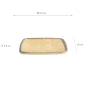 Preview: TDS, Quadratischer Teller, Bamboo, 19x19x2,6cm, Art.-Nr. 33291