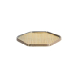 Preview: Hexagonal Plate, Bamboo, 20 × 18.9 × 2.5 cm, Item No. 33292