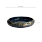 Preview: TDS, Sushi Oke, Marble, Outer 47.6 x 8cm Inner 40.9 x 5.4cm, Blue/Gold - Item No. 33299