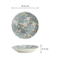 Preview: Plate Fujisakura Grey, Porcelain, Ø 22 × 4 cm, Item No. 33347