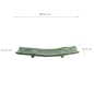 Preview: TDS, Rectangular Plate, Mino Craft, Green, 31x10.2x4.5cm, Item no. 33373