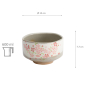 Preview: TDS, Bowl, Craft Matcha, Sakura Grey, Ø12x7.7cm 600ml , Item No. 33388