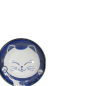 Preview: Tayo Bowl Kawaii Cat Neko Blue (Blue/White), Porcelain, Ø 14.9 × 6.7 cm, 500 ml, Item No. 33415