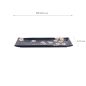 Preview: TDS, Teller, Sakura Rectangular, Navy, 28,5x12,5cm, Art.-Nr. 33490