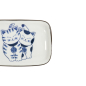 Preview: Rectangular Plate Kawaii Cat Neko G Blue/White, Porcelain, 16.3 × 10.2 cm, Item No. 33504