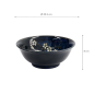Preview: TDS, Ramen Bowl, Cobalt Blue Sakura, Ø 20.5x8cm - Item No. 33516