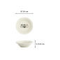 Preview: Shallow Bowl Kawaii Cat White, Porcelain, Ø 14 × 3.8 cm, Item No. 33540