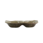 Preview: TDS, Eckige Saucen-Schale 2-Fach, Yamasan Shinryoku, Ø 19,5x9,5x3,5cm, Art.-Nr. 33542