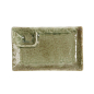 Preview: TDS, Rechteckige Teller mit Unterteilung, Yamasan Shinryoku, Grün, 21,2x13x2,8cm, Art.-Nr. 33545
