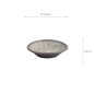 Preview: TDS, Saucenschale, Stripe, Braun, Ø 7,8x1,8 cm - Art Nr. 33551