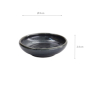 Preview: TDS, Saucenschale, Tetsu Kessho, Schwarz, Ø 8x2,4cm - Art Nr. 33556