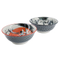Preview: TDS, Ramen Bowl in Gift Box, Asakusa, 6pcs, Ø 20.5x8cm 1250ml, Item No. 33607
