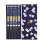 Preview: TDS, 5 Paar Essstäbchen Geschenkset, Blue Plum, Art.-Nr. 33639