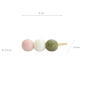 Preview: TDS, Kawaii Chopsticks Rest, 3colors Dango, 5x1.5x1.5cm, Item No. 33647