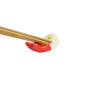Preview: TDS, Kawaii Essstäbchenablage, Koinobori Red, 3,6x1,8x1,5cm, Art Nr. 33651