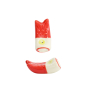 Preview: TDS, Kawaii Essstäbchenablage, Koinobori Red, 3,6x1,8x1,5cm, Art Nr. 33651
