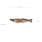 Preview: TDS, Kawaii Essstäbchenablage, Sanma Fish, 7,3x1,5x0,9cm, Art.-Nr. 33656