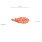 Preview: TDS, Kawaii Chopstick Rest, Shrimp, 4.7x2.7x1.3cm, Item No. 33657