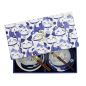 Preview: TDS, Tayo Schalen Set, Kawaii Cat Geschenkset, 2Stk mit Essstäbchen, Ø 14,9x6,7cm 500ml, Art.-Nr. 33692