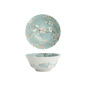 Preview: Tokyo Design Studio Tayo Bowl Fujisakura Green, Porcelain, Ø 15.2 × 6.7 cm, 500 ml