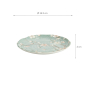 Preview: TDS, Plate, Fujisakura, Green Ø 16.5x2cm, Item No. 33707