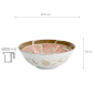 Preview: TDS, Ramen Schale, Crane, Rosa, Ø 21x7,8cm 1000ml, Art.-Nr. 33711