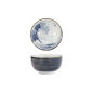 Preview: Tokyo Design Studio Tayo-Schale Hokusai Weiß/Blau, Porzellan, Ø 12,6 × 7 cm, 350 ml