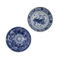 Preview: TDS, Tayo Bowl Giftset, 2 Pcs w/Chopsticks, Mixed Bowls, Blue/White, Ø 15x7cm 500ml, Item No. 33751
