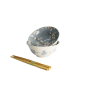 Preview: TDS, Tayo Bowl Giftset, 2 Pcs w/Chopsticks, Fujisakura, Grey, Ø 15.5x7cm 500ml, Item No. 33782