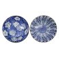 Preview: TDS, Mixed Ramen Bowl Gift Set, Blue/White, 2 pcs., Ø 19x8cm 1000ml, Item No. 33789