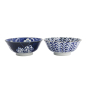 Preview: TDS, Mixed Ramen Bowl Gift Set, Blue/White, 2 pcs., Ø 19x8cm 1000ml, Item No. 33789