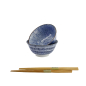 Preview: TDS, Tayo Bowl Giftset with chopsticks, 2 Pcs, Ø 15x7cm 550ml, Item No. 33791