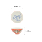 Preview: Bowl Kawaii Tiger Red, Porcelain, Ø 14.5 × 6.5 cm, 500 ml, Item No. 33830