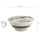 Preview: TDS, Ramen Bowl, Masamura Naruto, Ø 21.5x9cm, 1300ml, Item No. 33842