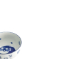 Preview: Schale Kawaii Blowfish Okonomi Blau/Weiß, Porzellan, Ø 13 × 7,2 cm, 500 ml, Art.-Nr. 33850