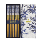Preview: TDS, 5 Paar Essstäbchen, Geshenkset, Blue Bamboo, Art.-Nr. 33862