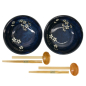 Preview: Ramen Bowl Gift Set Cobalt Blue Sakura, Porcelain, Ø 20.5 × 8 cm, 1.2 l, Item No. 33937
