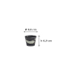 Preview: Soba-Tasse Kawaii Black Whale Schwarz, Porzellan, Ø 8,6 × 6,9 cm, 210 ml, Art.-Nr. 33945