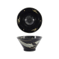Preview: Tokyo Design Studio Rice Bowl Kawaii Black Whale, Porcelain, Ø 16 × 8.5 cm