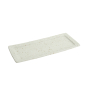 Preview: TDS, Rectangular Plate, Teppun Konahiki, White,  29.8x12.4cm, Item No. 33965
