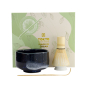 Preview: Ø 10.8x6.8cm Matcha Starter Giftset Yuzu Black at g-HoReCa (picture 1 of 2)