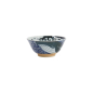 Preview: Tayo Bowl Kawaii Whale Blue/White, Porcelain, Ø 14.9 × 6.9 cm, 300 ml, Item No. 34009