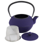 Preview: TDS, WY Teekanne aus Gusseisen, Arare, Blau, 1,2 L, Art-Nr. 34031