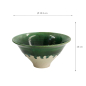 Preview: TDS, Mino Craft Rund Schale, Grün, Ø 19,5x10cm- Art Nr. 34040