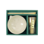 Preview: TDS, Matcha Bowl Giftset, 3-piece set, 13x7.2cm, White, Item No. 34062