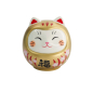 Preview: TDS, Lucky Cat, Daruma Spardose, Gold, 14cm - Art Nr. 34128