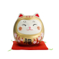 Preview: TDS, Lucky Cat, Daruma Spardose, Gold, 14cm - Art Nr. 34128