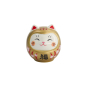 Preview: TDS, Lucky Cat, Daruma Spardose, Gold, 9,5 cm - Art Nr. 34130