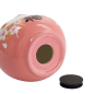 Preview: TDS, Lucky Cat, Daruma Spardose, Rosa, 14 cm - Art Nr. 34133