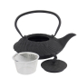 Preview: TDS, WY Teekanne aus Gusseisen, Crane XH, Schwarz, 0,8 L, Art-Nr. 34142